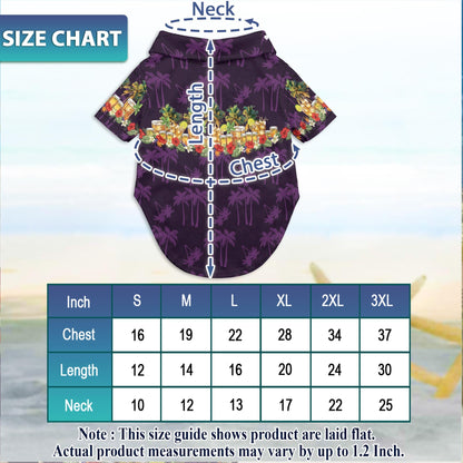 Tequila Matching Dog Owner Hawaiian Shirts, Funny Pet Aloha Shirt for Beach Vacation - Azhawaiian
