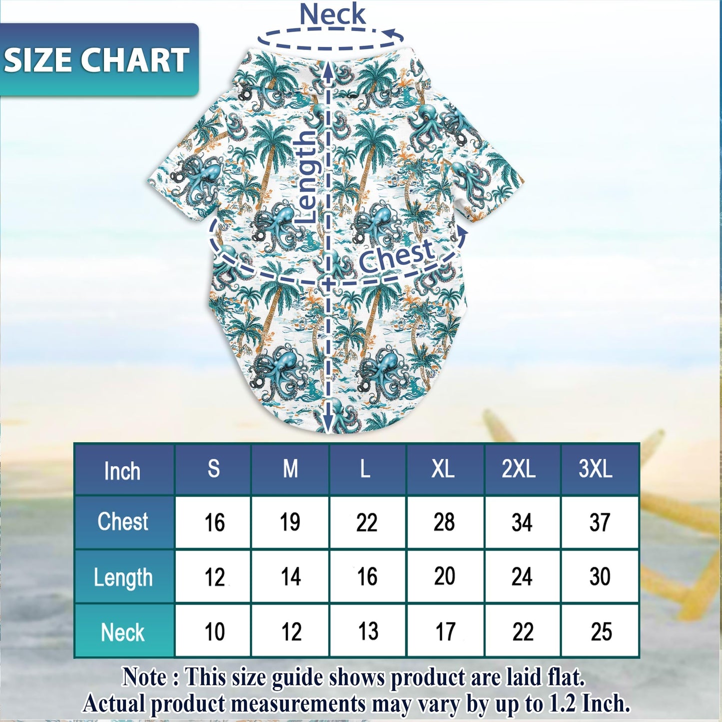 Octopus Matching Dog Owner Hawaiian Shirts, Funny Pet Aloha Shirt for Beach Vacation - Azhawaiian