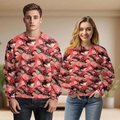 Frogs Floral Sweatshirt – Colorful Graphic 3D All Over Print Design