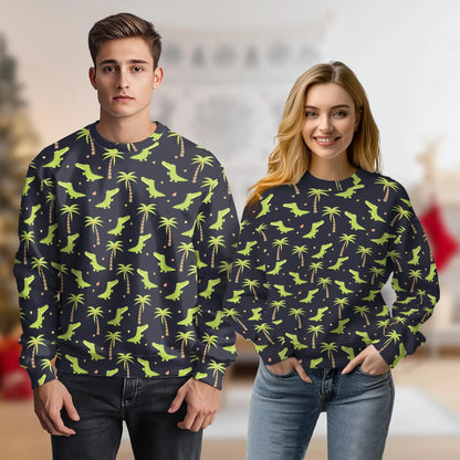 Cute Alligator Sweatshirt – Colorful Graphic 3D All Over Print Design