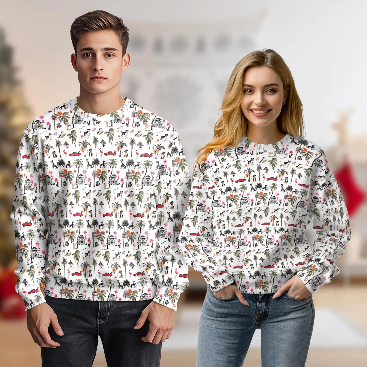 Rat Terrier Sweatshirt – Colorful Graphic 3D All Over Print Design