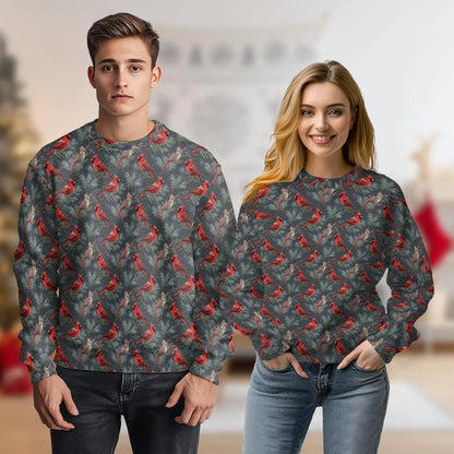Country Cardinals Pattern Sweatshirt – Colorful Graphic 3D All Over Print Design