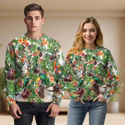Tropical Geese Sweatshirt – Tropical 3D All Over Print Design