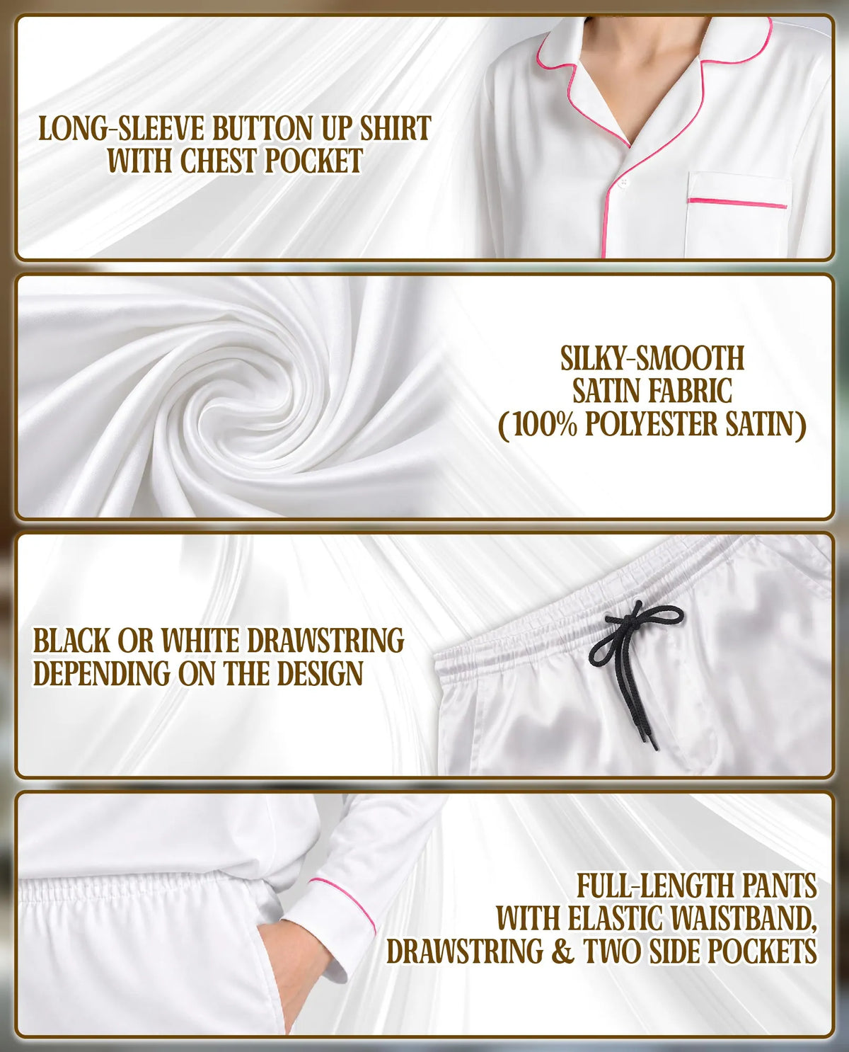 Thanksgiving Turkey Pajama Set for Women, Autumn Fall Holiday Sleepwear