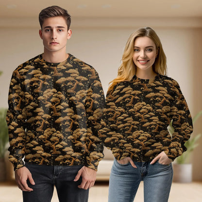 Pine Tree Pattern Sweatshirt – Colorful Graphic 3D All Over Print Design