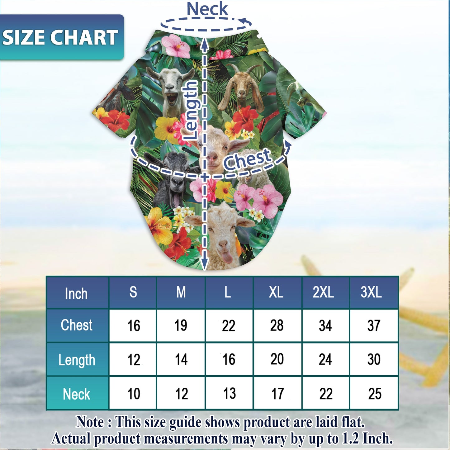 Happy Goat Matching Dog Owner Hawaiian Shirts, Funny Pet Aloha Shirt for Beach Vacation - Azhawaiian