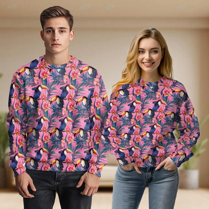 Toucan Print Sweatshirt – Tropical 3D All Over Print Design