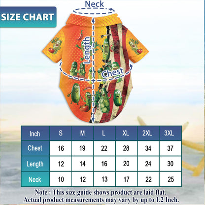 Pickles Matching Dog Owner Hawaiian Shirts, Funny Pet Aloha Shirt for Beach Vacation - Azhawaiian