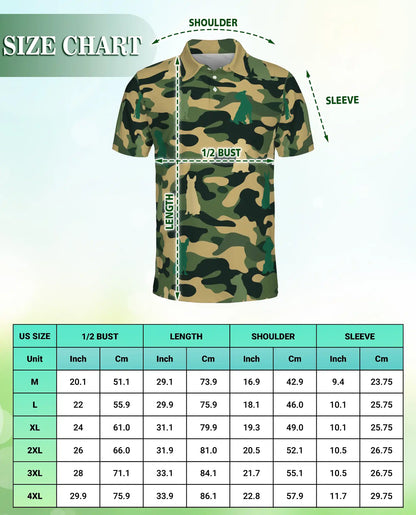 Dog Camo Polo Shirt | Azhawaiian