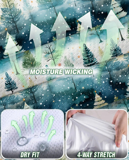 Christmas Tree Sleeveless Polo Shirt for Women, Festive Holiday Style