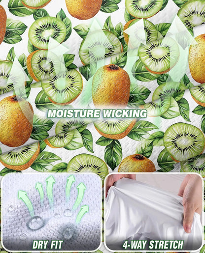 Kiwi Sleeveless Polo Shirt for Women, Fresh Fruit Summer Style | Azhawaiian