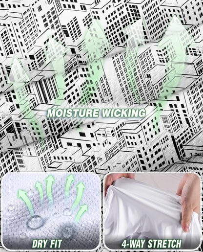 City Buildings Sleeveless Polo Shirt for Women | Azhawaiian