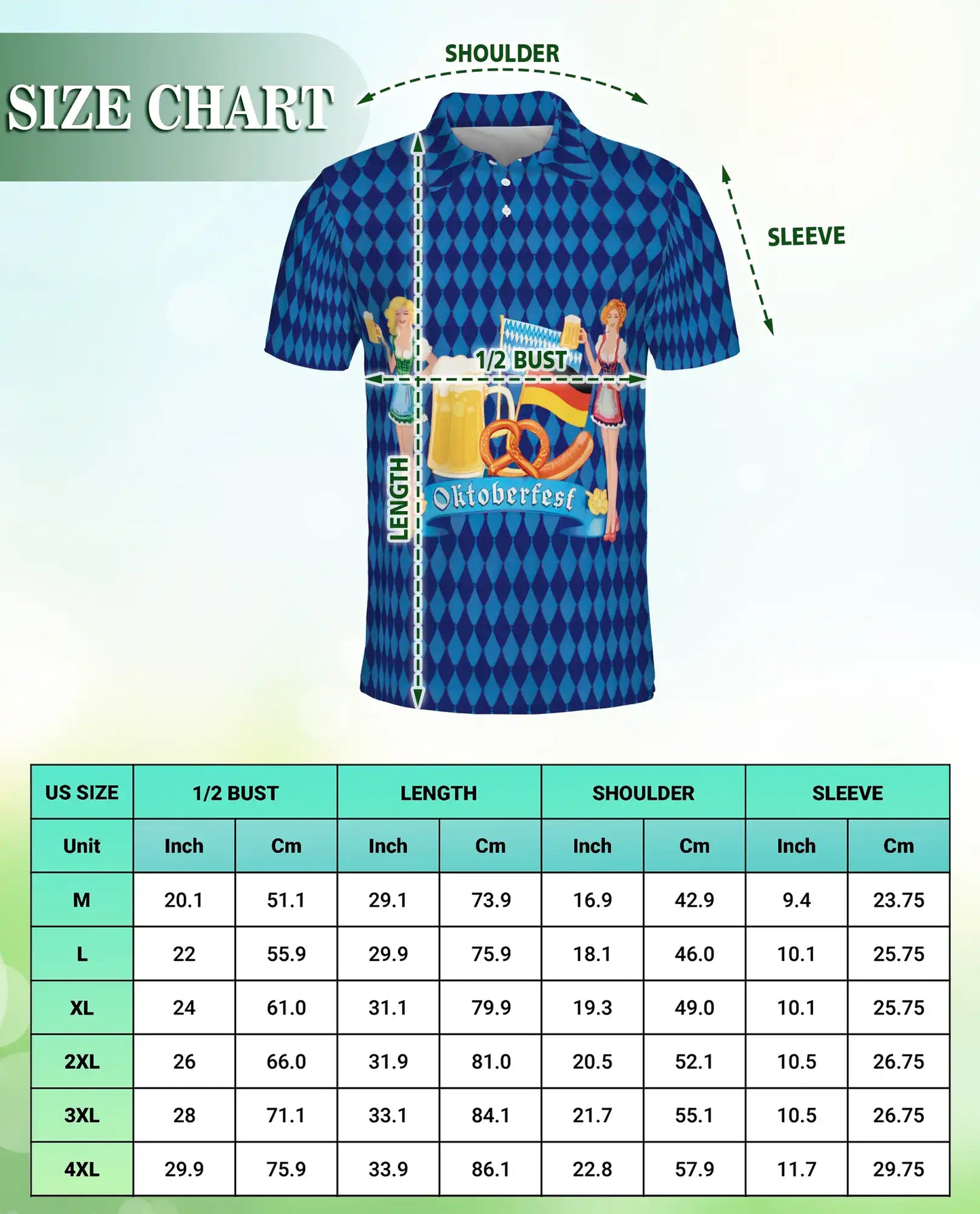 Oktoberfest Beer Festival 3D Polo Shirt | Azhawaiian