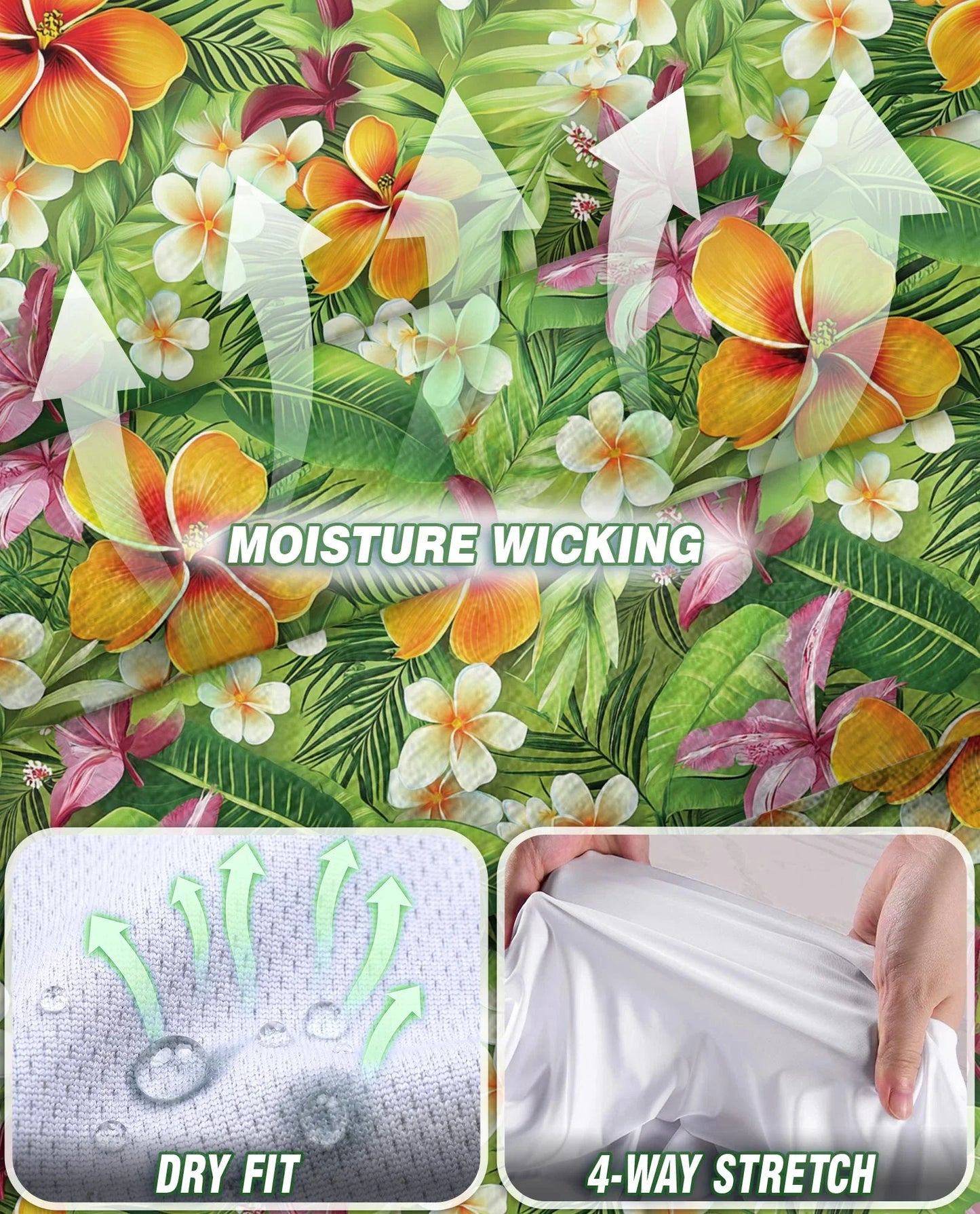 Tropical Floral Sleeveless Polo Shirt for Women, Colorful Summer Style | Azhawaiian