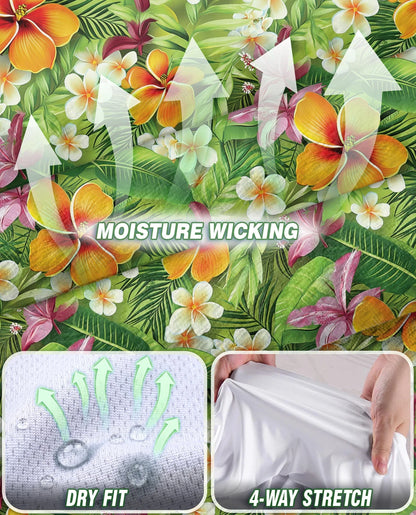 Tropical Floral Sleeveless Polo Shirt for Women, Colorful Summer Style | Azhawaiian