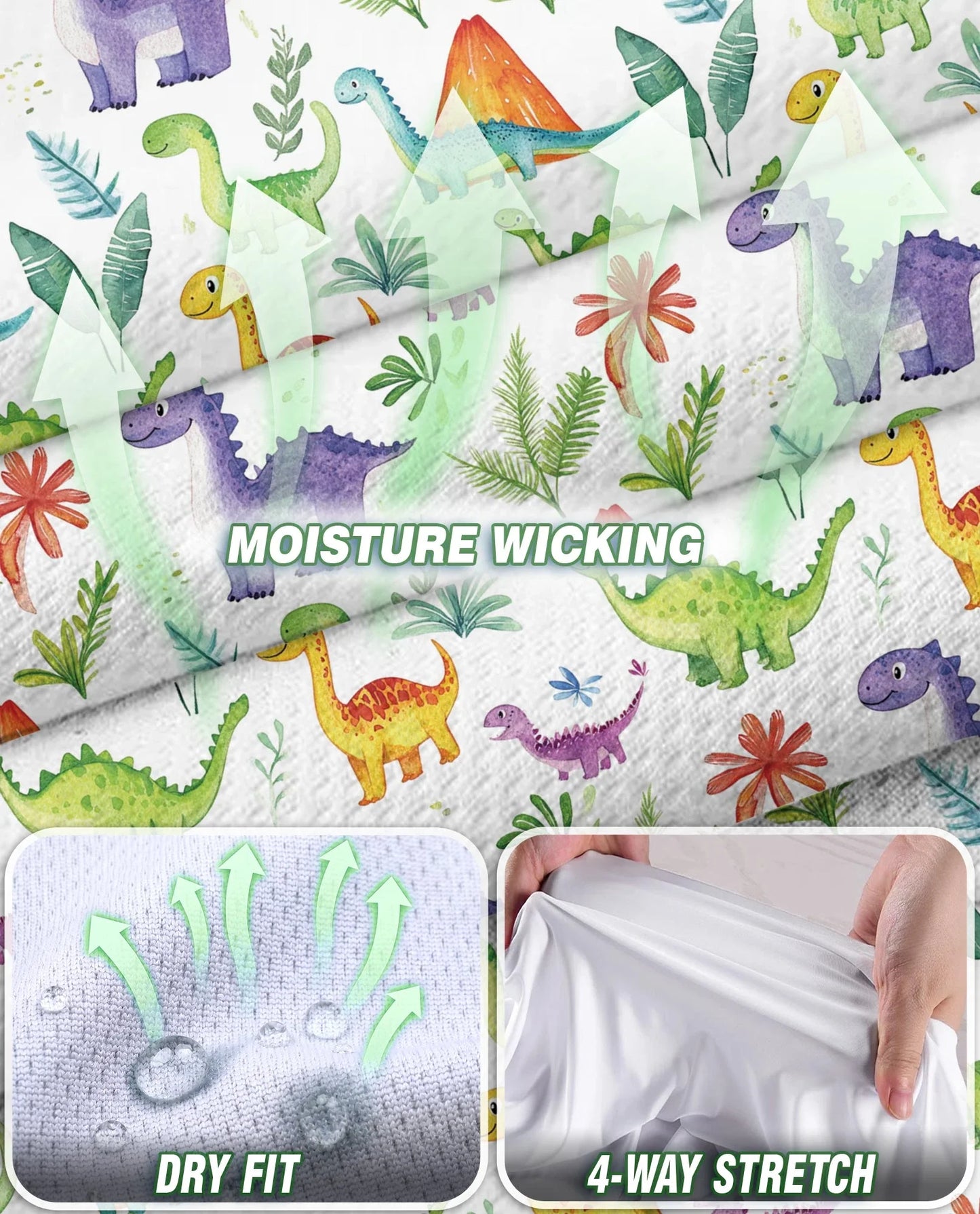 Dinosaur Tropical Sleeveless Polo Shirt for Women | Azhawaiian