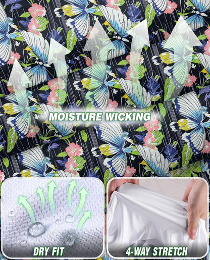 Amazing Butterfly Sleeveless Polo Shirt for Women | Azhawaiian