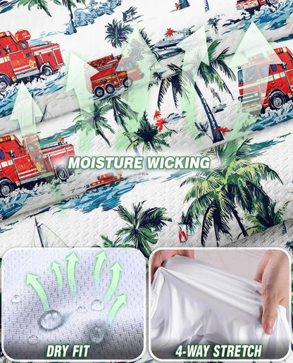 Fire Truck Friend of Firefighter Sleeveless Polo Shirt for Women | Azhawaiian