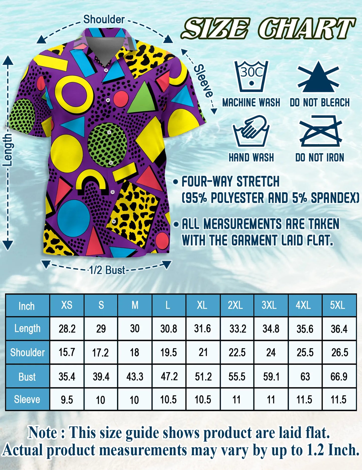 Colorful Geometric Summer Beach Matching Dog Owner Hawaiian Shirts, Pet Aloha Shirt - Azhawaiian