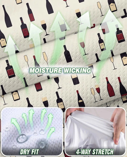 Wine Bottle And Glass Print Sleeveless Polo Shirt for Women | Azhawaiian