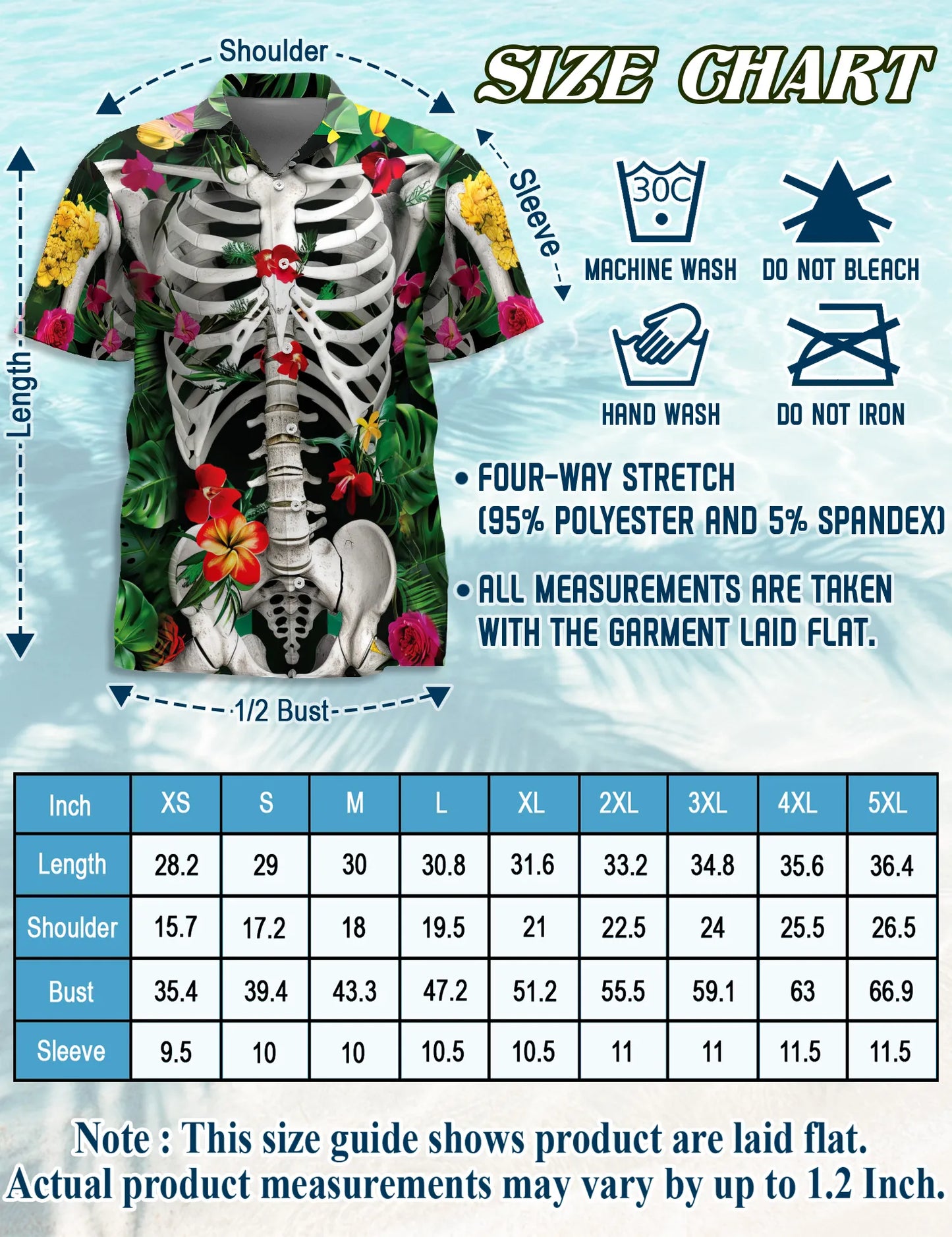 Skeleton Spooky Floral Tropical Beach Matching Dog Owner Hawaiian Shirts, Funny Pet Aloha Shirt for Beach Vacation - Azhawaiian