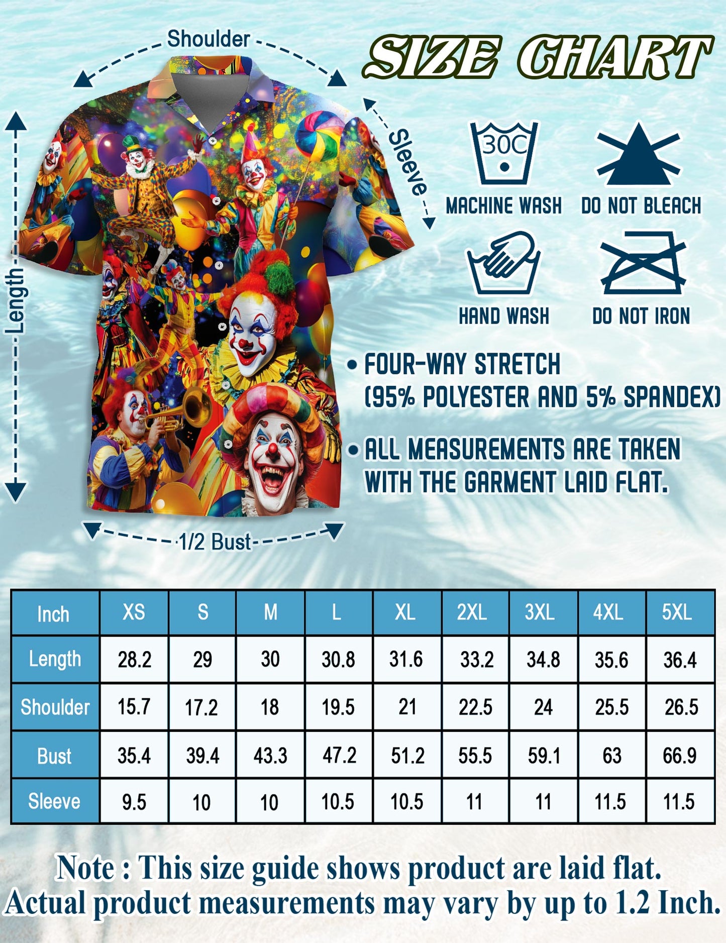 Funny  Clown Matching Dog Owner Hawaiian Shirts, Funny Pet Aloha Shirt for Beach Vacation - Azhawaiian