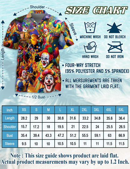 Funny  Clown Matching Dog Owner Hawaiian Shirts, Funny Pet Aloha Shirt for Beach Vacation - Azhawaiian