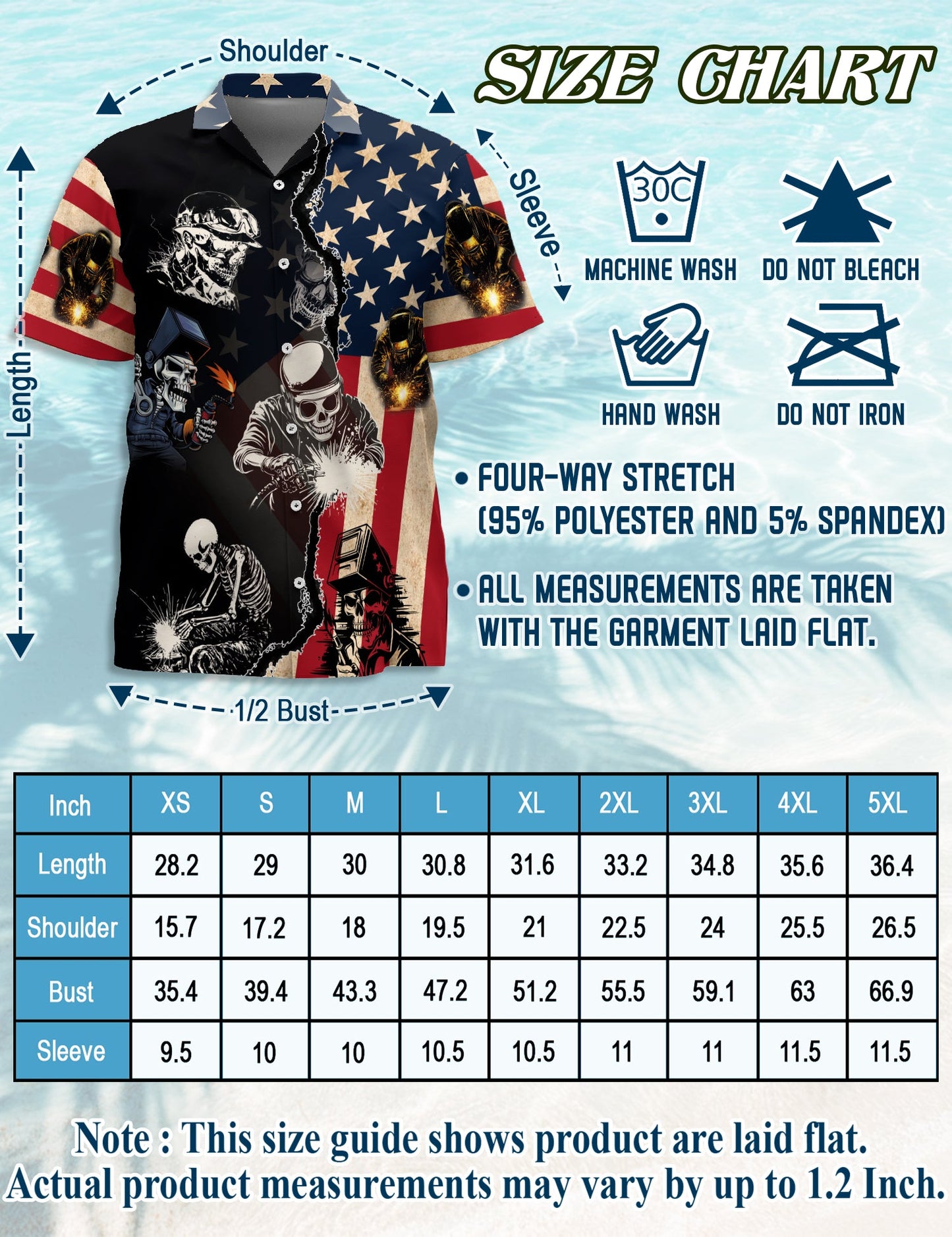 Patriotic Welder Matching Dog Owner Hawaiian Shirts, Funny Pet Aloha Shirt for Beach Vacation - Azhawaiian
