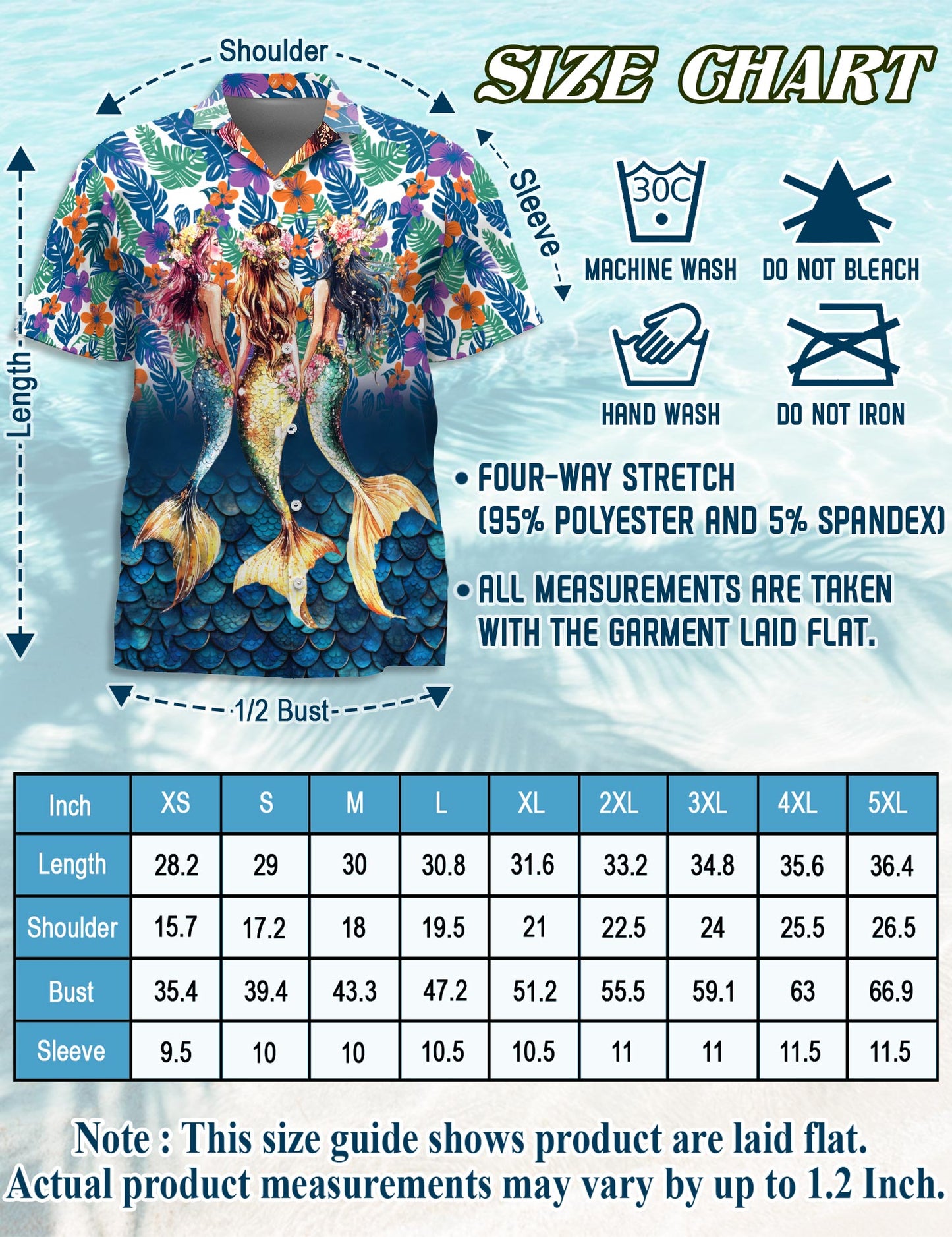 Mermaid Matching Dog Owner Hawaiian Shirts, Funny Pet Aloha Shirt for Beach Vacation - Azhawaiian