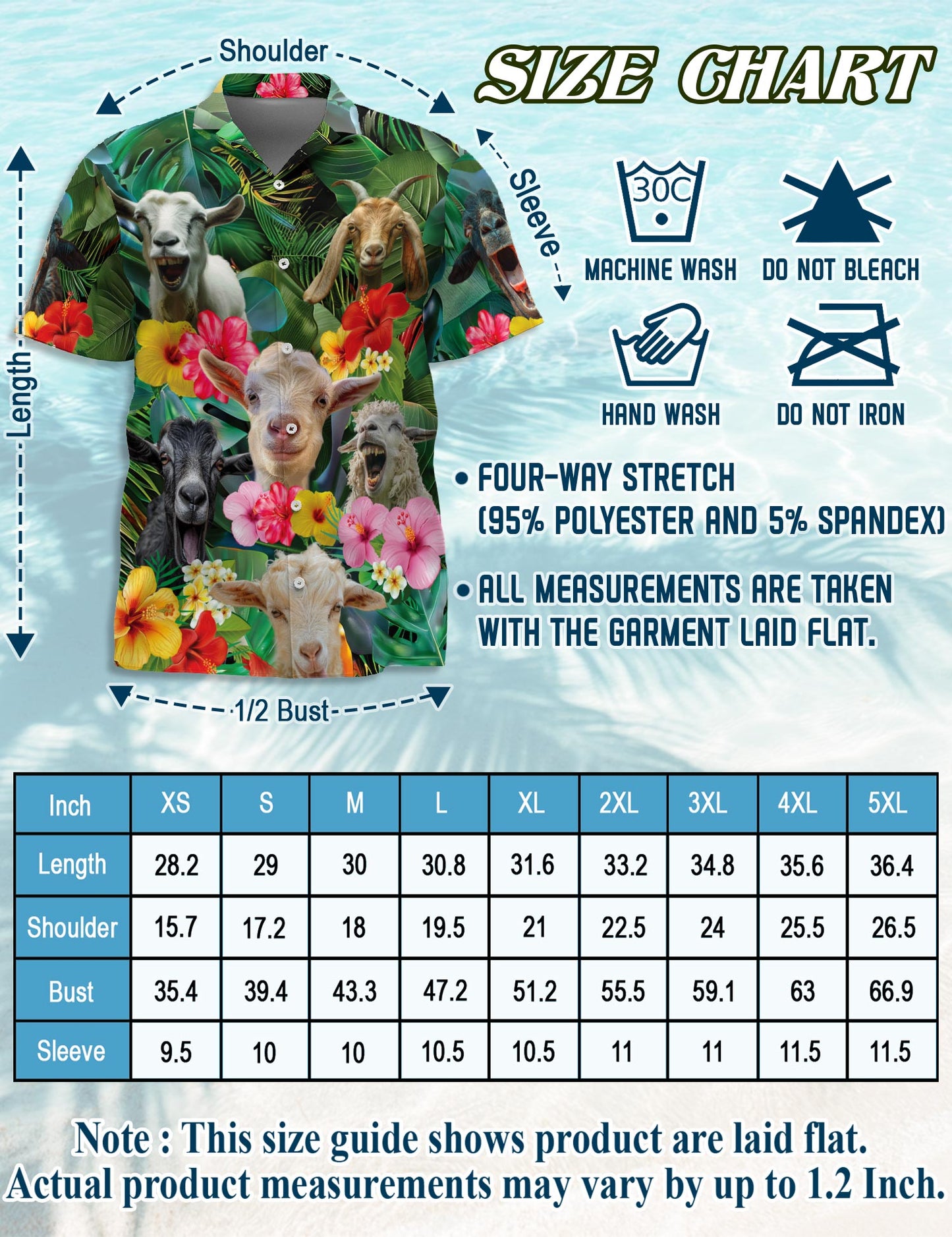 Happy Goat Matching Dog Owner Hawaiian Shirts, Funny Pet Aloha Shirt for Beach Vacation - Azhawaiian