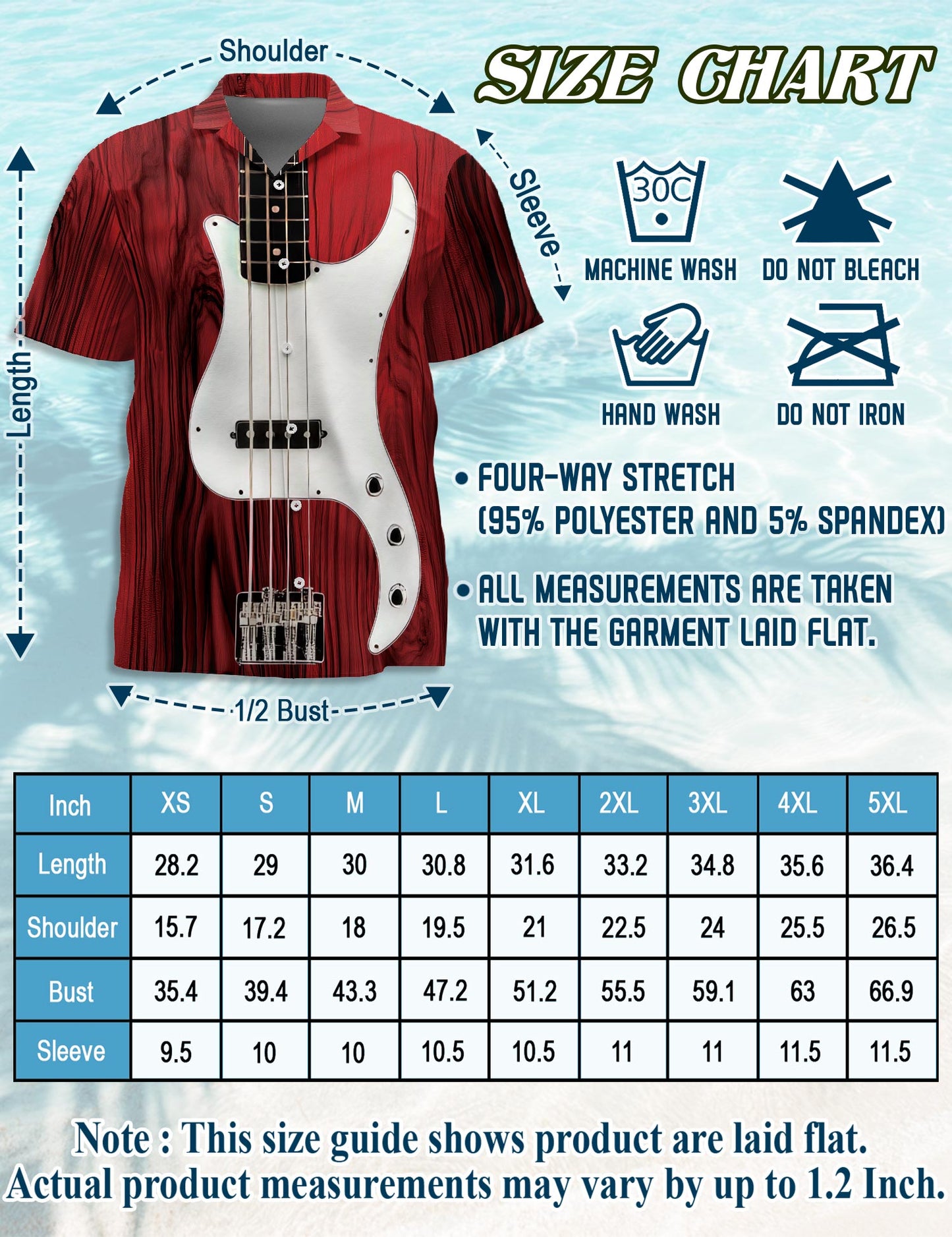 Bass Guitar Matching Dog Owner Hawaiian Shirts, Funny Pet Aloha Shirt for Beach Vacation - Azhawaiian