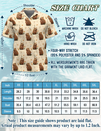 Capybara Matching Dog Owner Hawaiian Shirts, Funny Pet Aloha Shirt for Beach Vacation - Azhawaiian