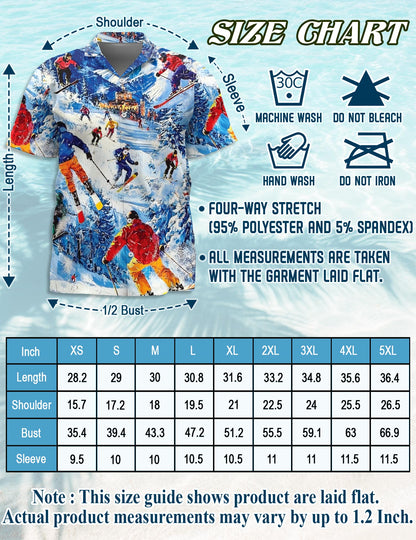 Vintage Skiing Matching Dog Owner Hawaiian Shirts, Funny Pet Aloha Shirt for Beach Vacation - Azhawaiian