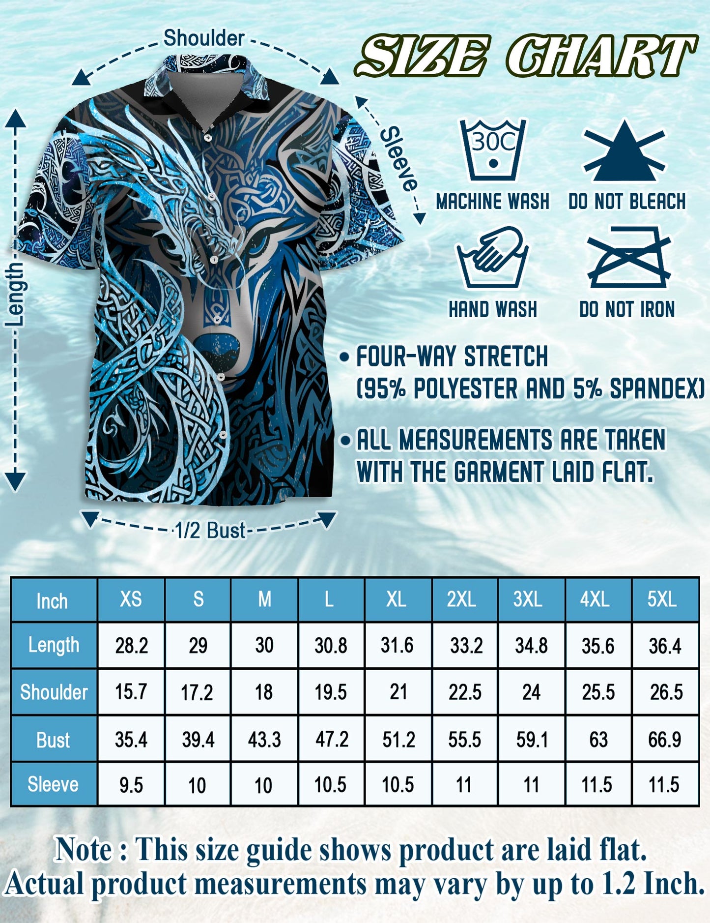 Fenrir Blue Matching Dog Owner Hawaiian Shirts, Funny Pet Aloha Shirt for Beach Vacation - Azhawaiian