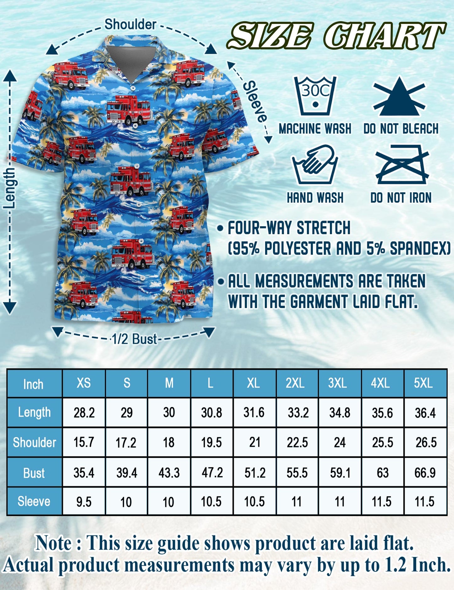 Fire Truck Firefighter Matching Dog Owner Hawaiian Shirts, Funny Pet Aloha Shirt for Beach Vacation - Azhawaiian