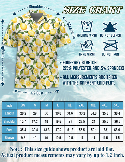 Lemon Matching Dog Owner Hawaiian Shirts, Funny Pet Aloha Shirt for Beach Vacation - Azhawaiian