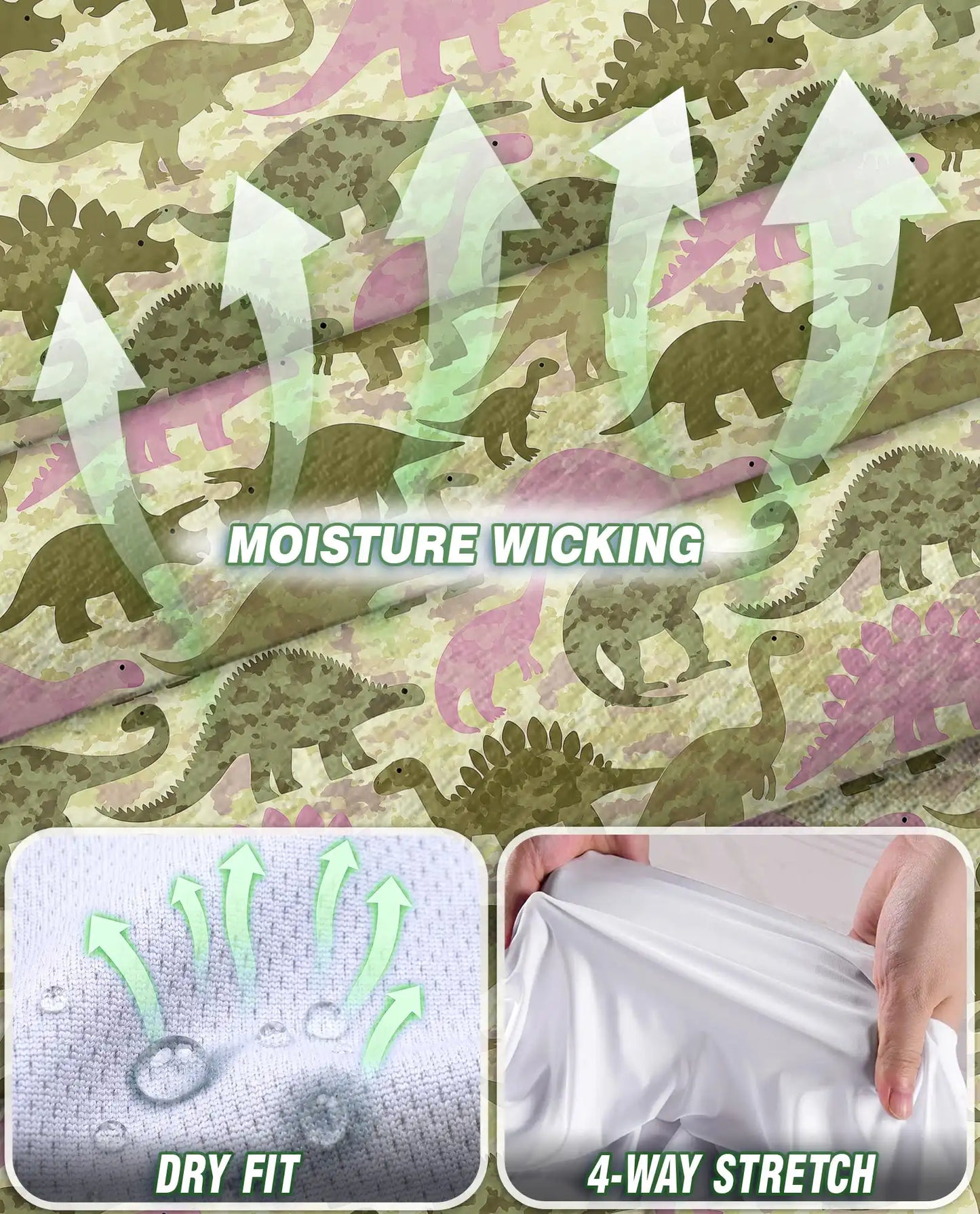 Cute Dinosaur Pattern Sleeveless Polo Shirt for Women | Azhawaiian