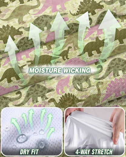 Cute Dinosaur Pattern Sleeveless Polo Shirt for Women | Azhawaiian
