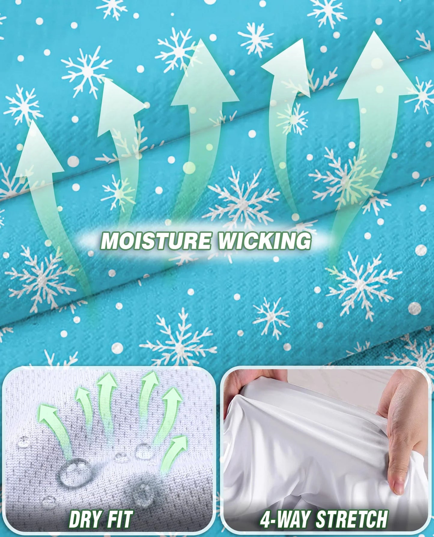 Snowflake Print Sleeveless Polo Shirt for Women | Azhawaiian
