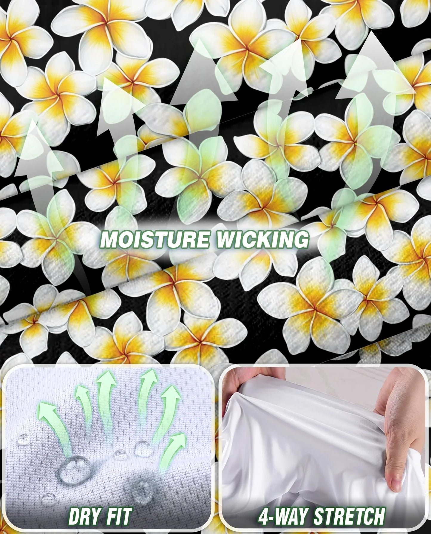 Yellow Plumeria Sleeveless Polo Shirt for Women | Azhawaiian
