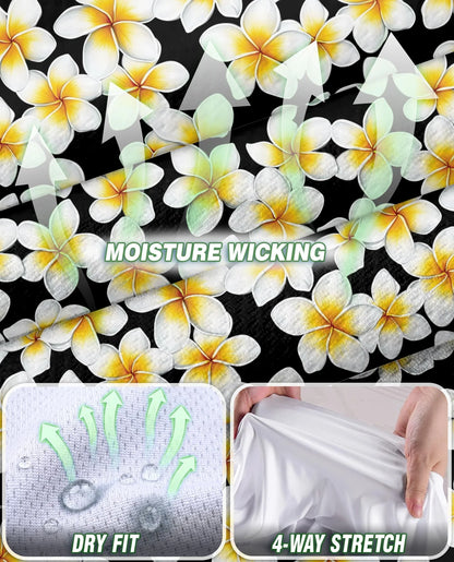 Yellow Plumeria Sleeveless Polo Shirt for Women | Azhawaiian