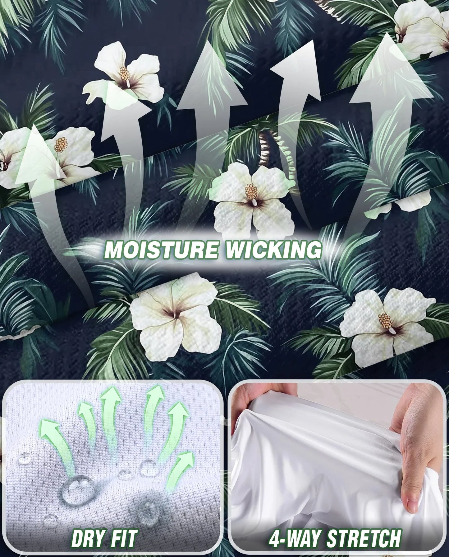 Tropical Hibiscus Pattern Sleeveless Polo Shirt for Women | Azhawaiian
