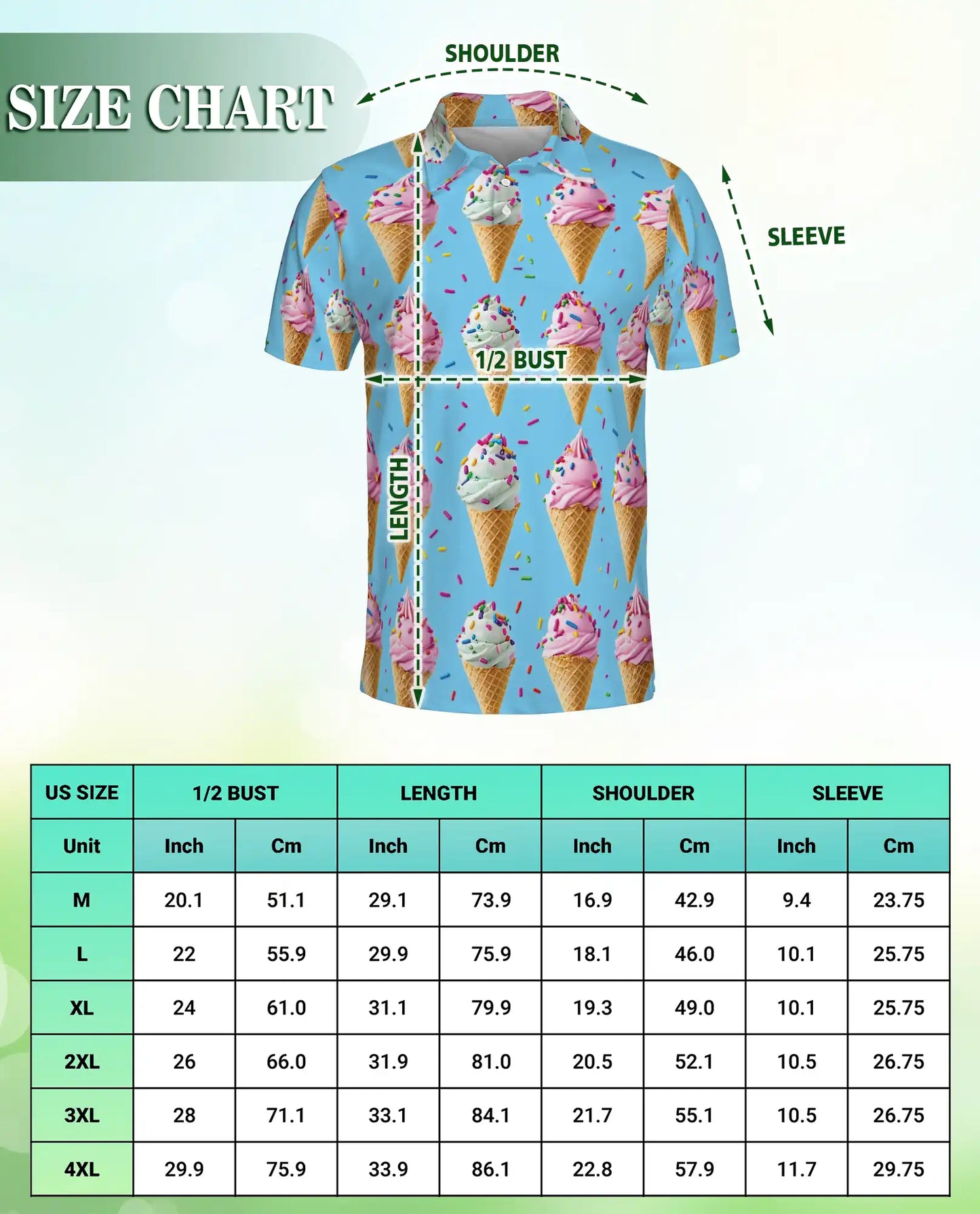 Ice Cream Polo Shirt | Azhawaiian