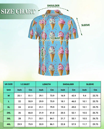 Ice Cream Polo Shirt | Azhawaiian