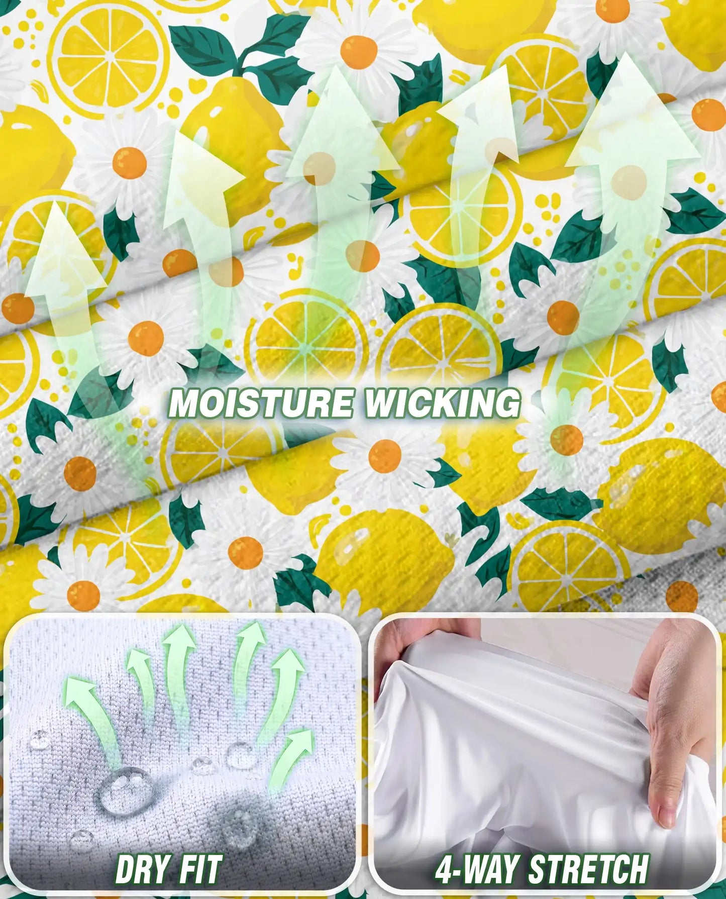Citrus Blossom Sleeveless Polo Shirt for Women  | Azhawaiian