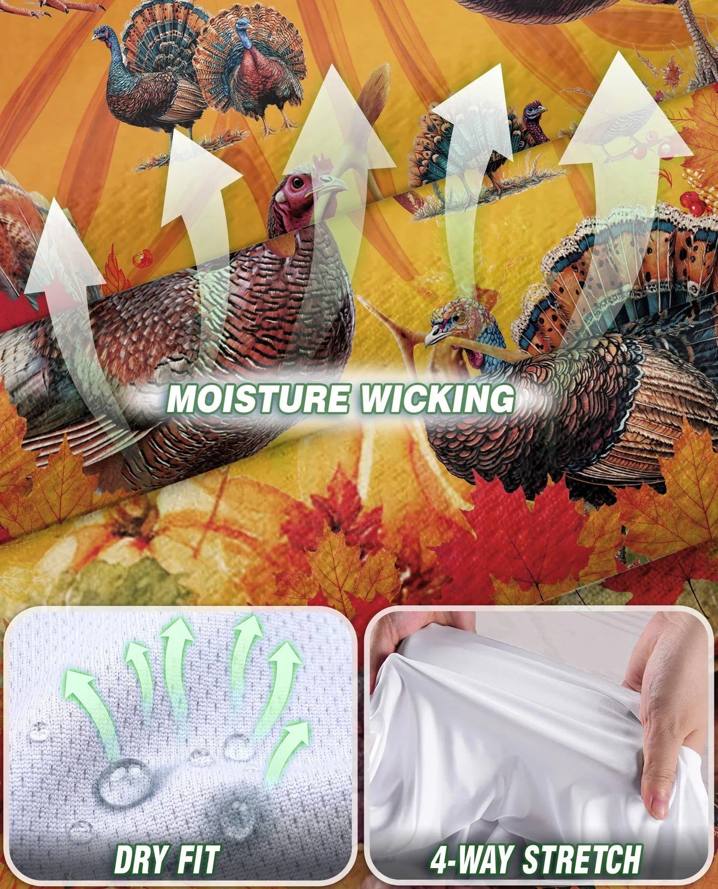 Turkey Thanksgiving Edition Sleeveless Polo Shirt for Women | Azhawaiian