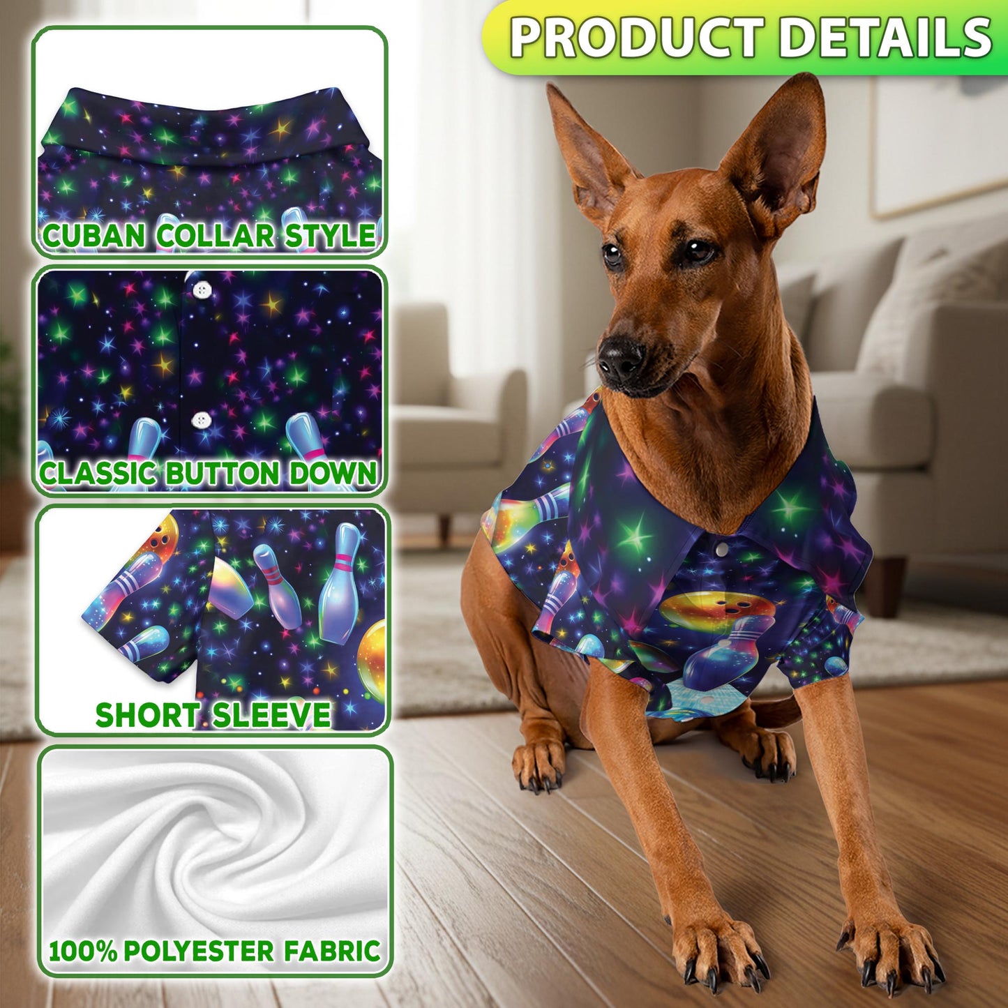 Unique Beach Bowling Matching Dog Owner Hawaiian Shirts, Funny Pet Aloha Shirt for Beach Vacation - Azhawaiian