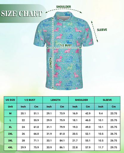 Cute Dachshund Polka Dot Polo Shirt | Azhawaiian