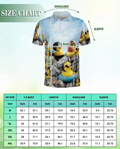Funny Rubber Duck Polo Shirt | Azhawaiian