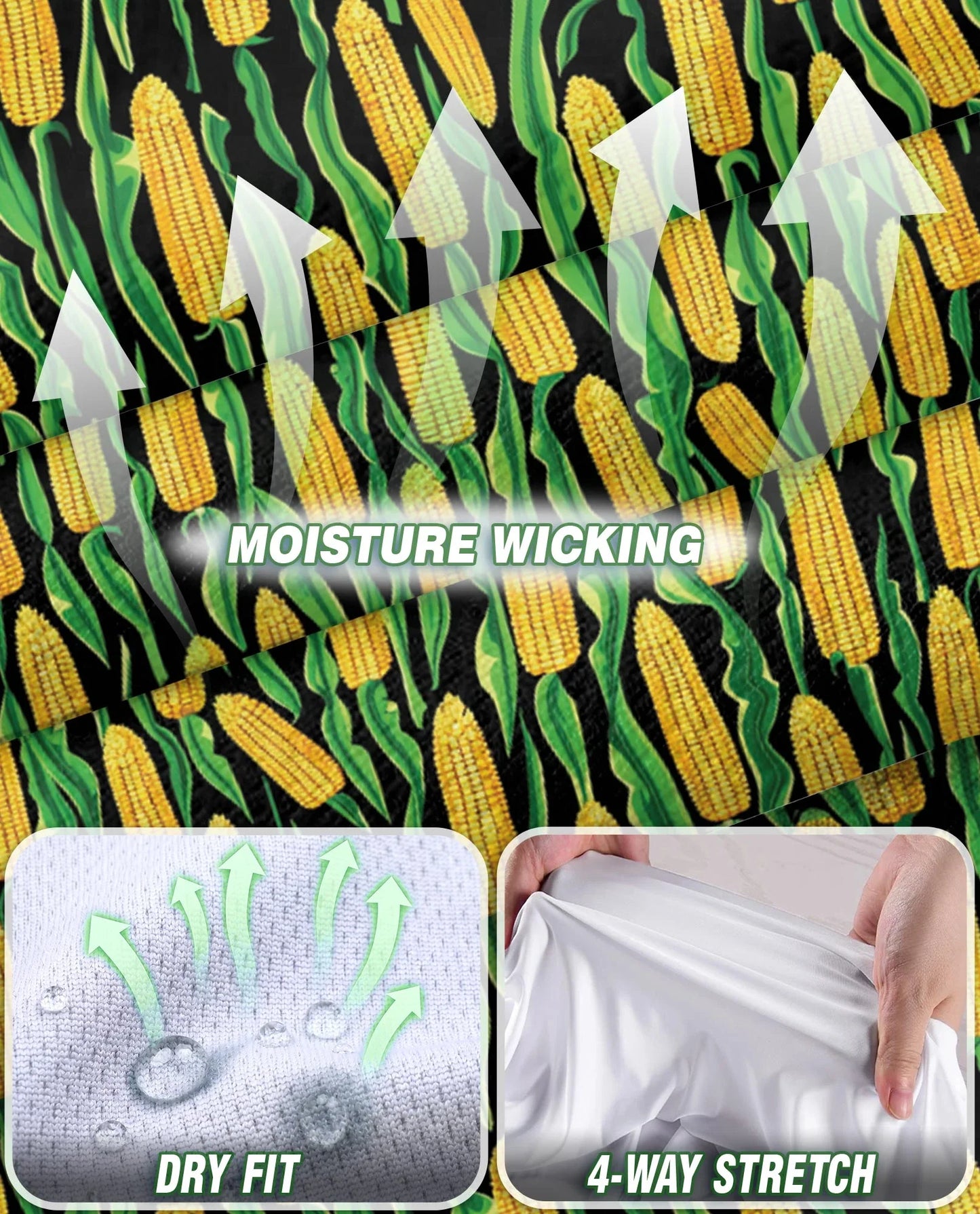 Agricultural Corn Cob Sleeveless Polo Shirt for Women | Azhawaiian